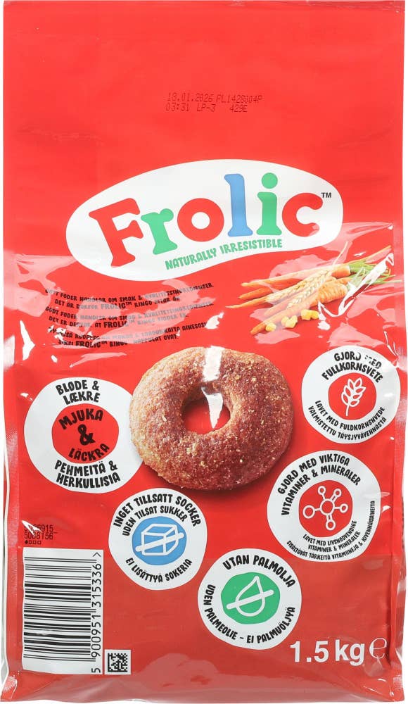 Frolic Tørrfôr til hund Med oksekjøtt