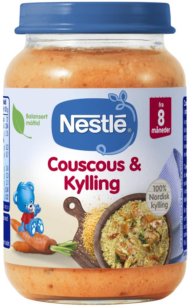 Couscous & kylling Fra 8 mnd, 190 g
