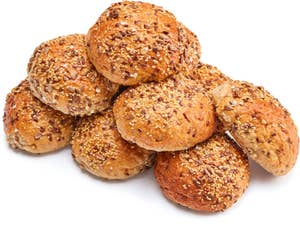 Den Gode Baker Grove økologiske rundstykker Halvstekte