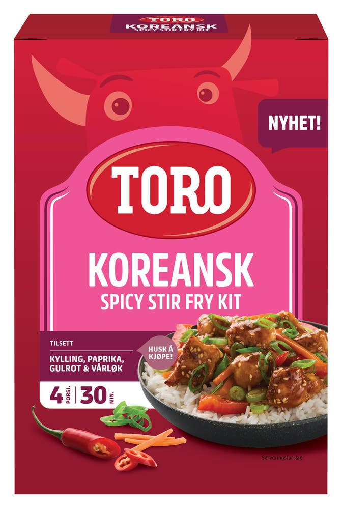 Toro Koreans stir-fry kit