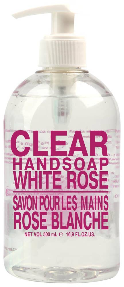 Clear Handsoap, White Rose