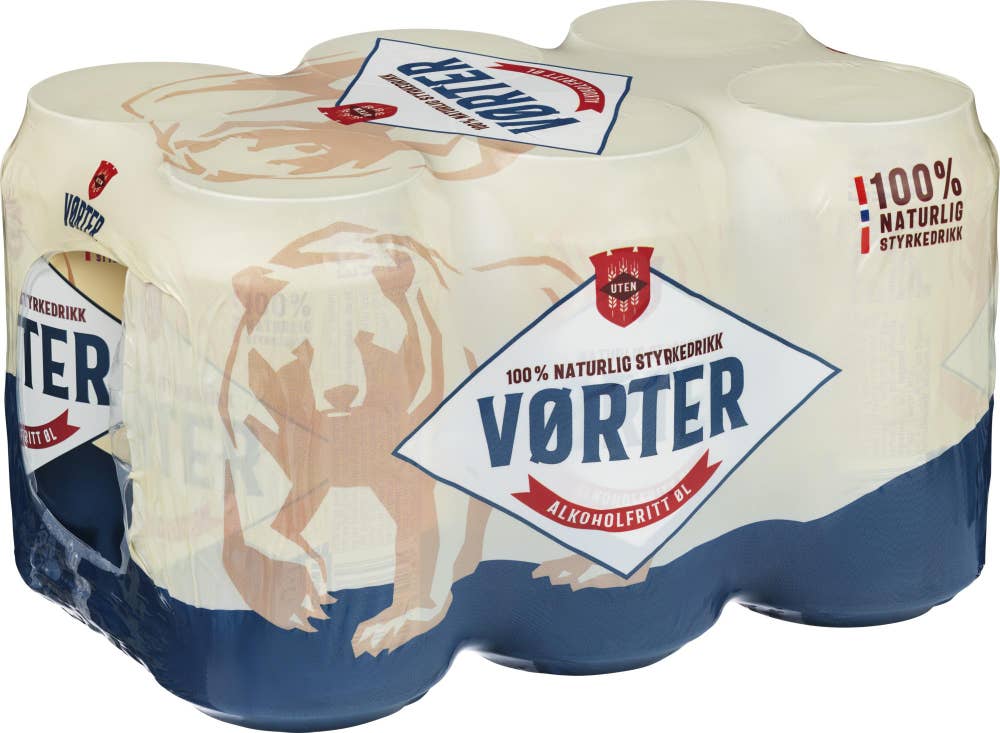 UTEN Vørterøl 0.33l bx 6-pk
