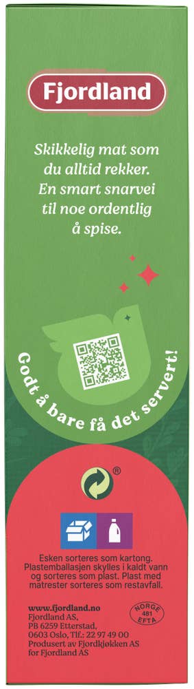 Fjordland Lammefrikasse med poteter