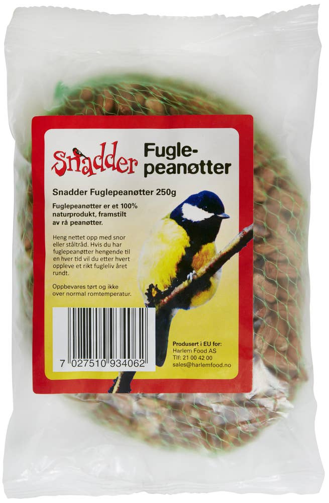 Snadder Fuglepeanøtter