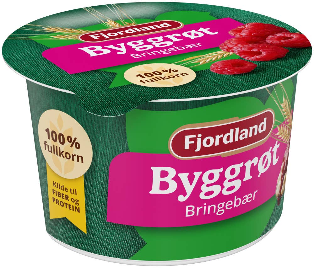 Byggrynslunsj Med bringebær, 150 g