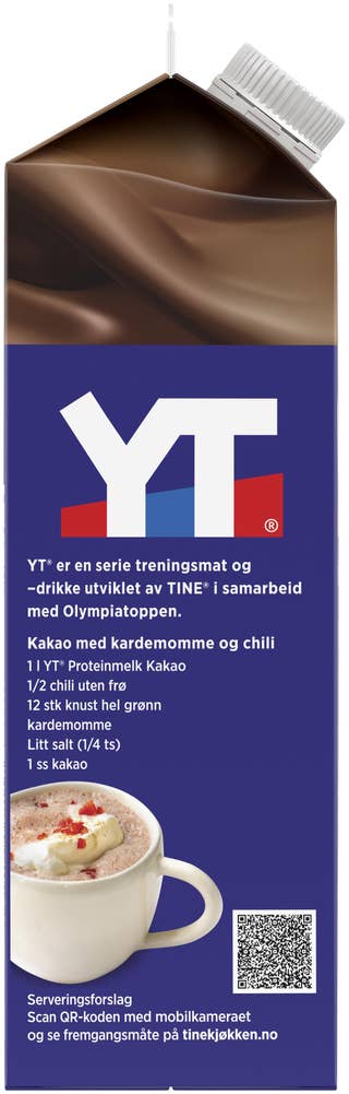 TINE YT proteinmelk Kakao
