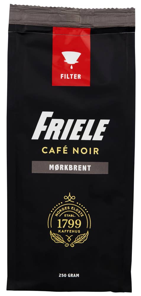 Friele Café Noir Filtermalt, mørkbrent