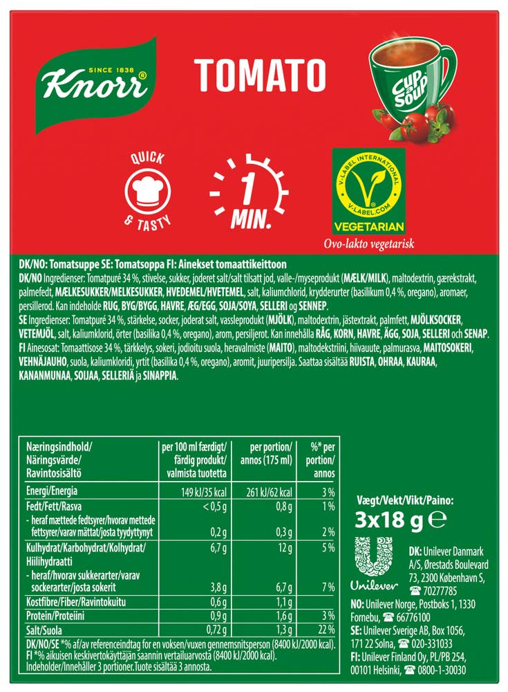 Knorr Cup a soup - Tomat