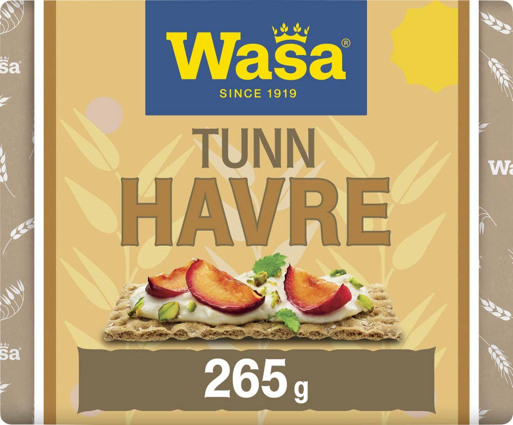 Wasa Knekkebrød Tynn Havre