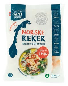 NWS Norske reker Kokte og uten skall