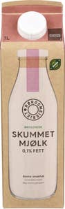 Rørosmeieriet Økologisk skummetmjølk 0,1% fett