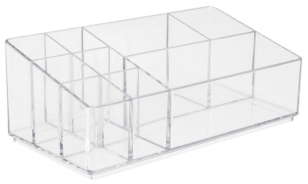 Clas Ohlson Transparent boks med 9 rom