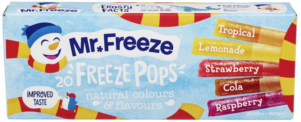Mr Freeze Freeze Pops