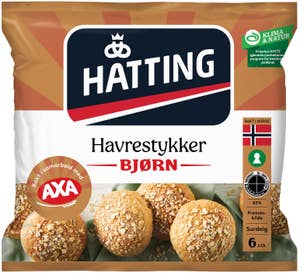 Hatting Havrestykker Bjørn 6 stk