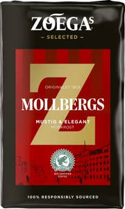 Zoéga Mollbergs blanding Filtermalt, mørkbrent