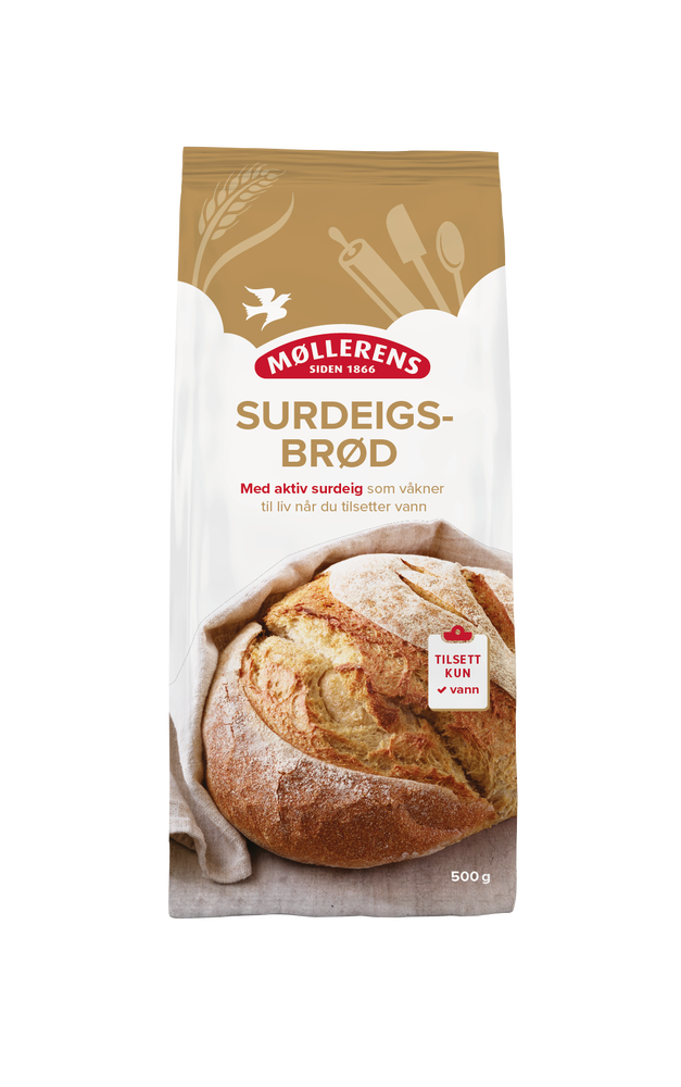 Møllerens Surdeigsbrød Med Aktiv Surdeig