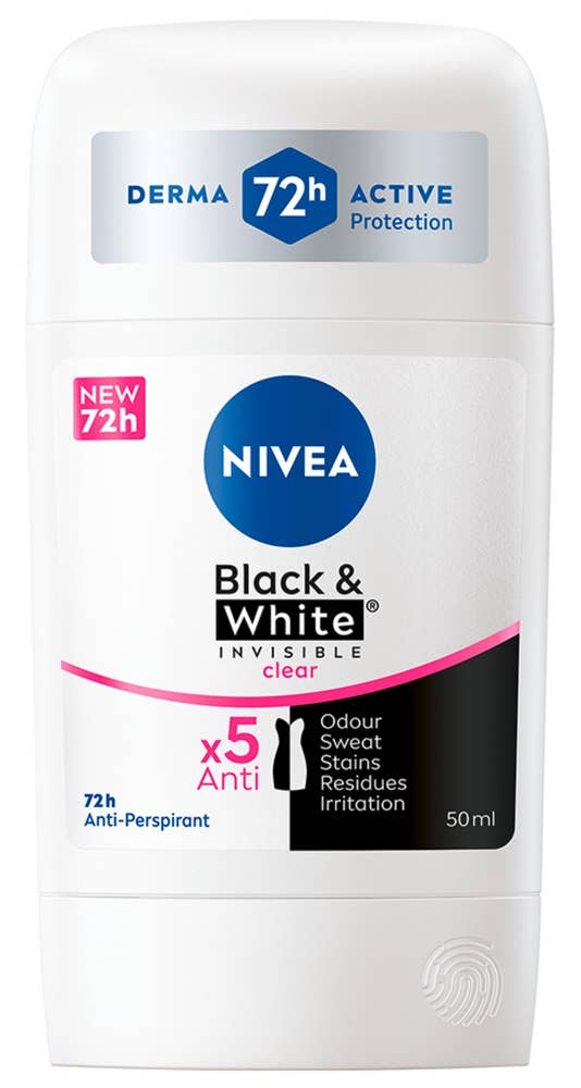 Nivea Deo Black & White Anti-Stain Invisible Stick