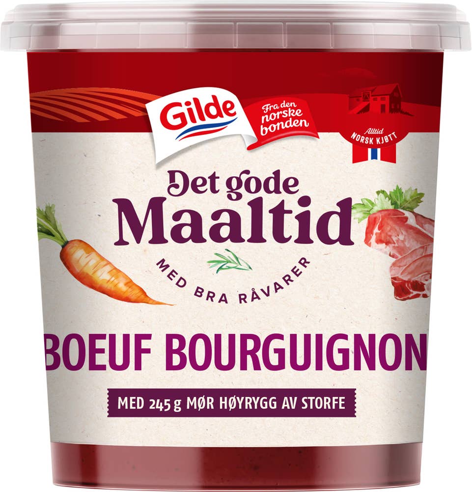 Det gode Maaltid Boeuf Bourguignon