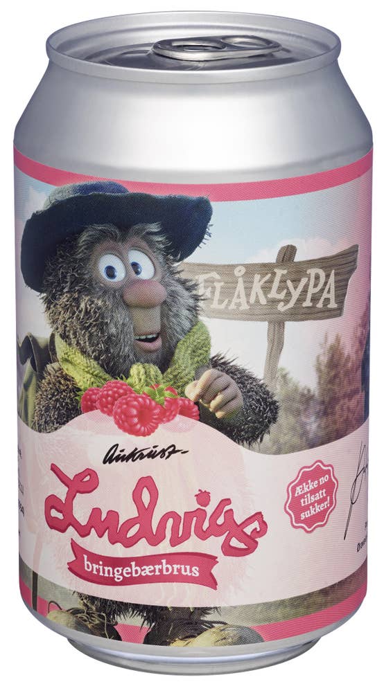 Ludvigs Bringebærbrus 0,33 l