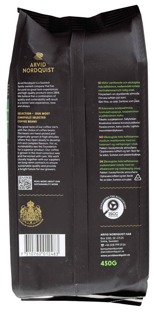 Arvid Nordquist Selection Selection ECO hele bønner Fairtrade