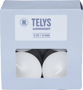 R Maxi-telys i aluminiumskopp 10 timer, 12 stk