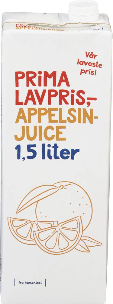 Prima Lavpris Appelsinjuice