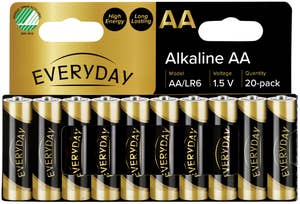 Everyday Batterier AA/LR06 Alkaliske, 1.5V