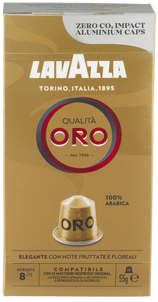 Lavazza Oro Kaffekapsler, 10 stk