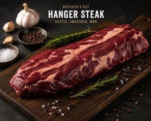 Slakterbiff (Hanger steak) av Angus fra Tacuarembó, Uruguay Kjøttentusiastens store favoritt!