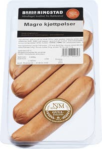 Brødr Ringstad Magre kjøttpølser