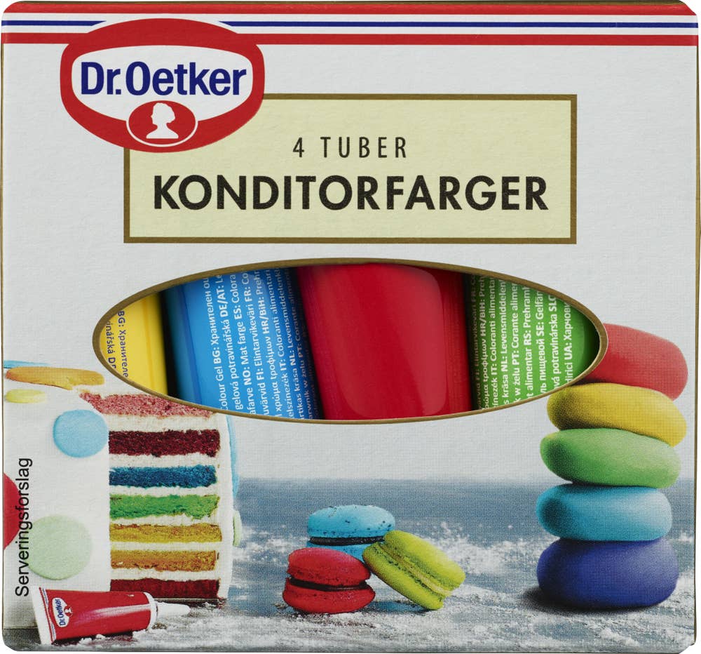 Dr Oetker Konditorfarger 4x10g