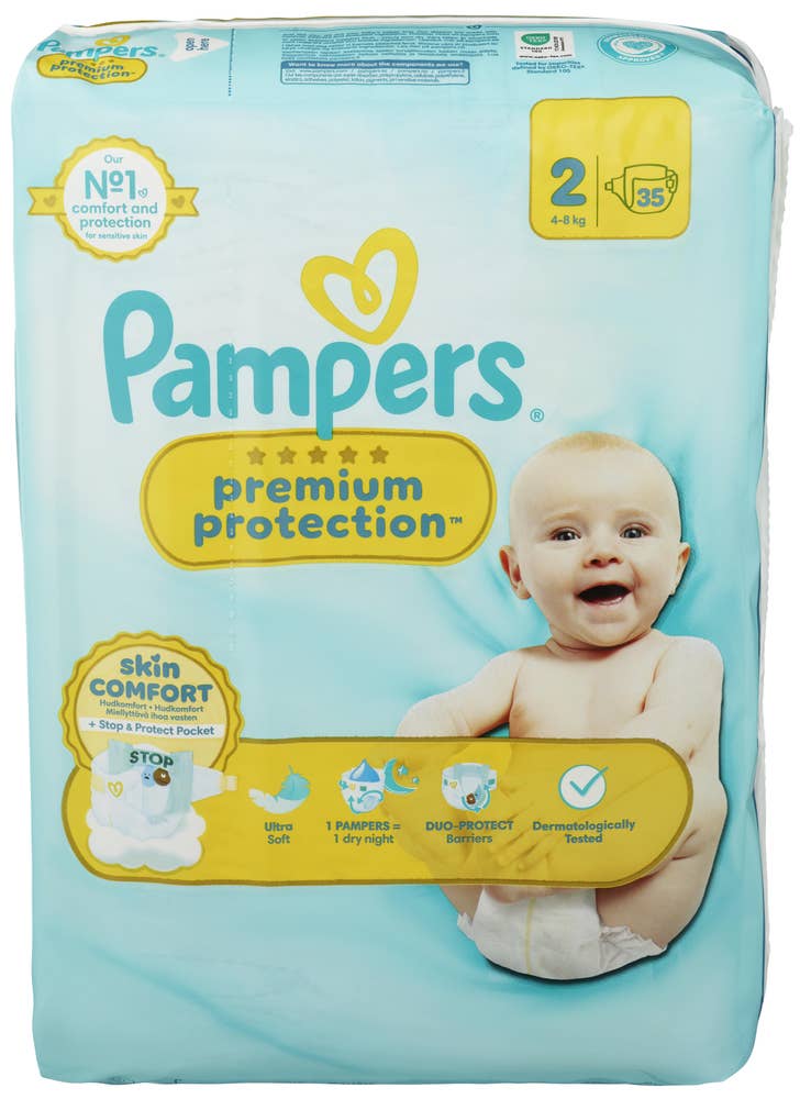 Pampers Bleie Premium Protection New Baby Str. 2, 4-8 kg