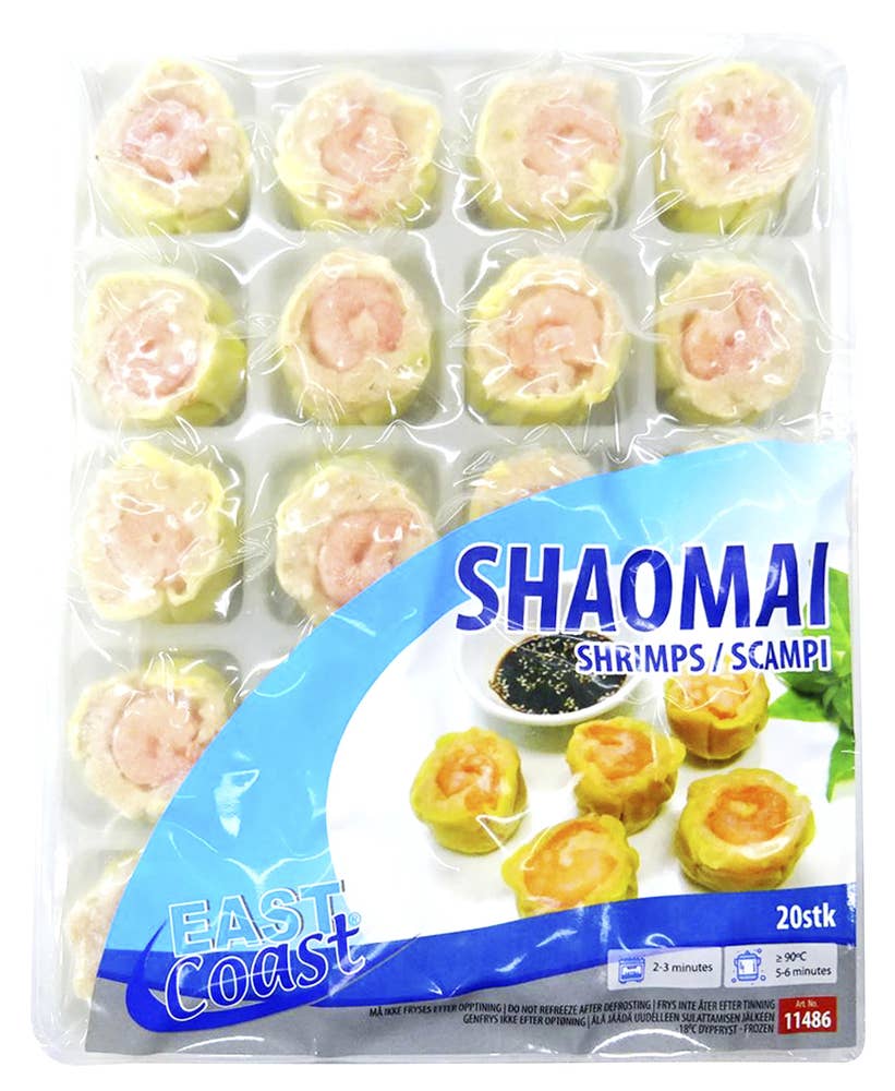 East Coast Shaomai Dumplings Reker / Scampi Dim Sum 20stk