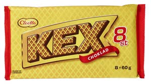 Cloetta Kexchoklad 8-pk Partivare, 8 x 60 g
