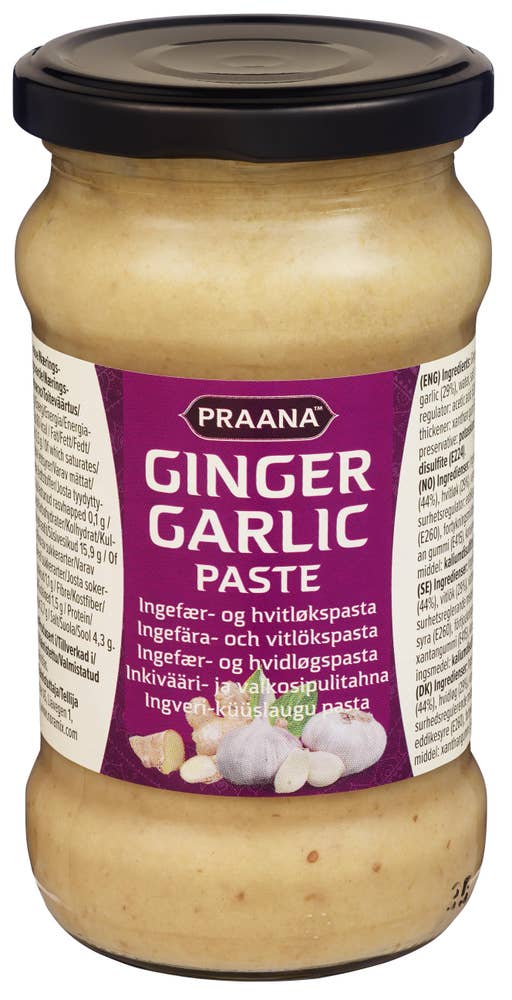 Praana Ingefær- og hvitløkspaste