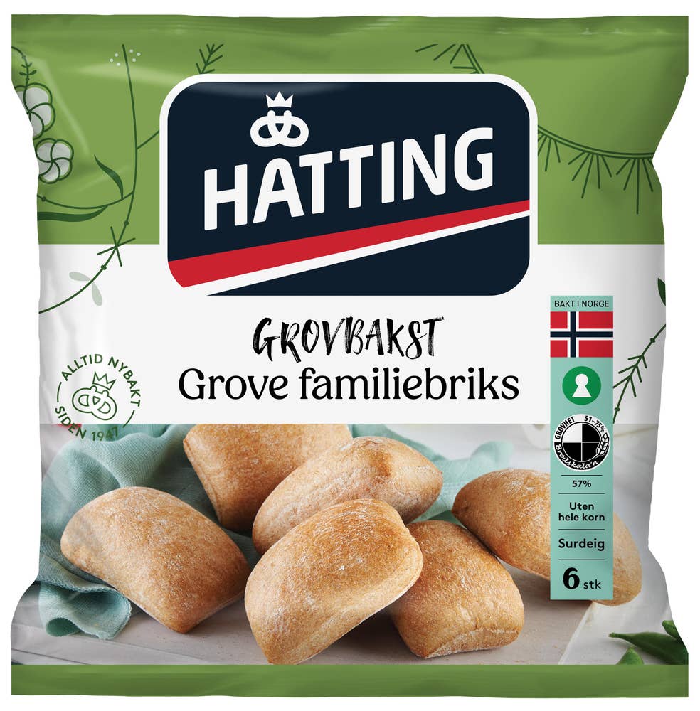 Hatting Grove Familiebriks 6 stk