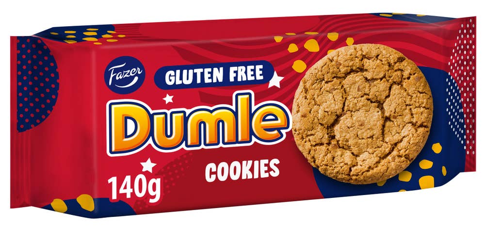Fazer Dumle Glutenfri Cookies Glutenfri
