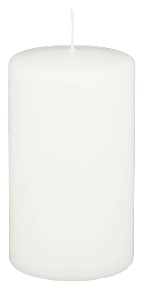 R Hvit kubbelys 6,8 x 12 cm