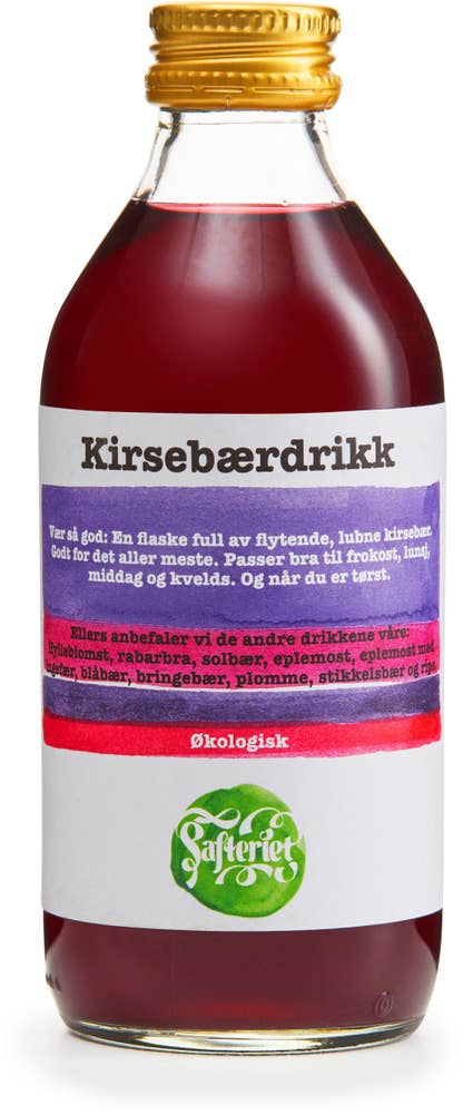Økologisk kirsbærdrikk 250 ml