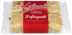 Vestlandslefsa Lefsegodt med Smørkrem 4 stk