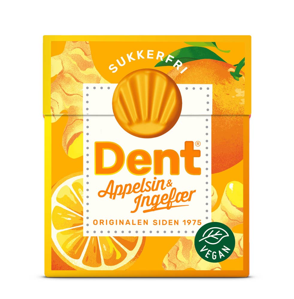 Dent Appelsin og ingefær 24 g