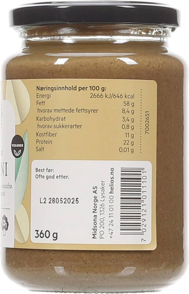 Helios Økologisk tahini