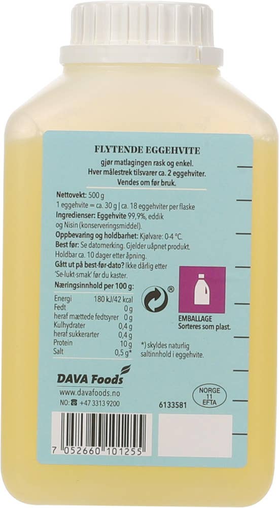 Dava Foods Flytende eggehvite