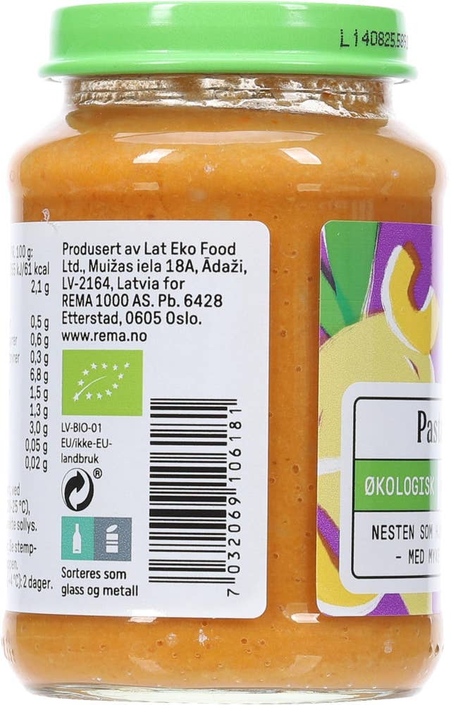 Kolonihagen Pasta bolognese Fra 6 mnd