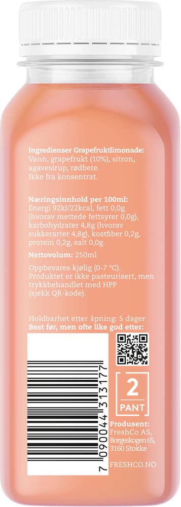 Juiceriet Grapefruktlimonade