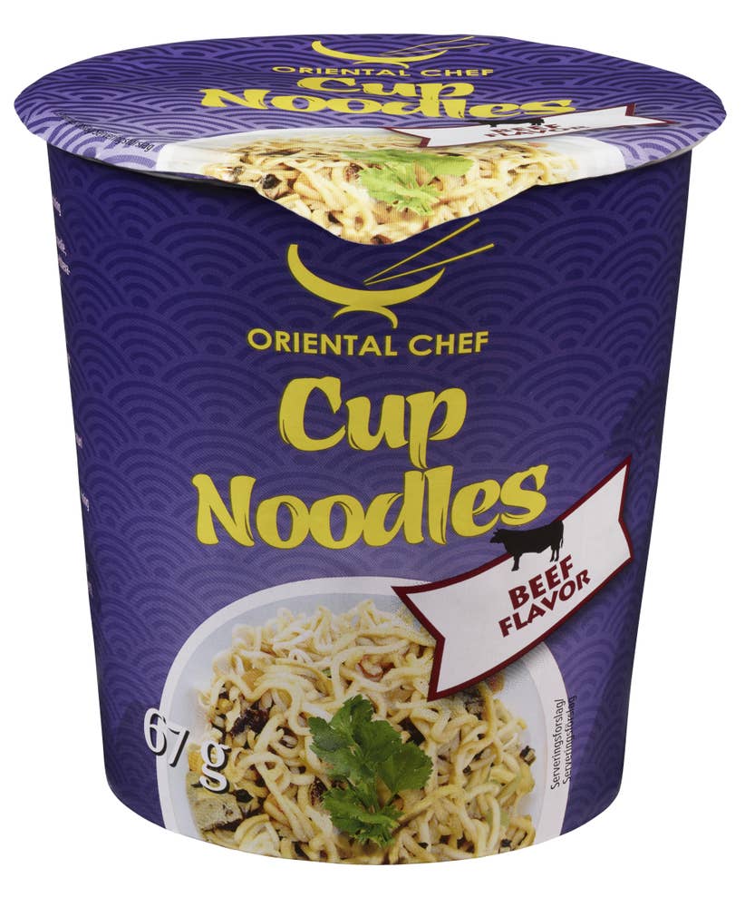 Oriental Chef Koppnudler Biff