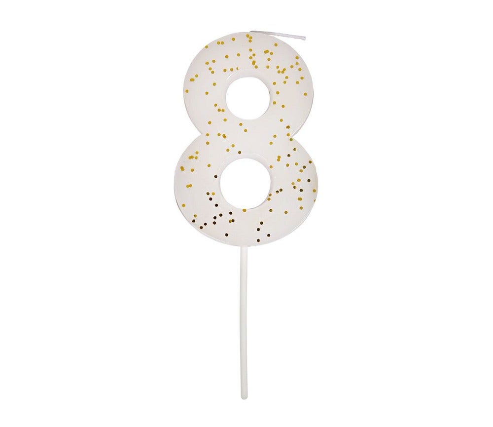 Sprell Stort kakelys med 8-tall