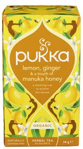 Pukka Lemon, ginger & manuka honey 20 teposer