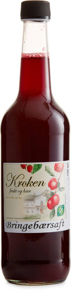 Kroken Frukt og Bær Økologisk Bringebærsaft