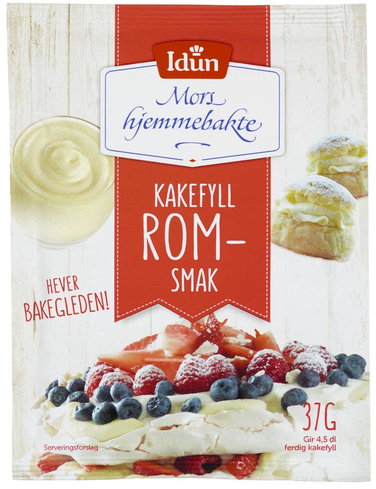Idun Mh Kakefyll med romsmak